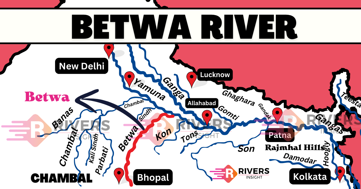 Betwa River – Origin, Route, Tributaries & Map